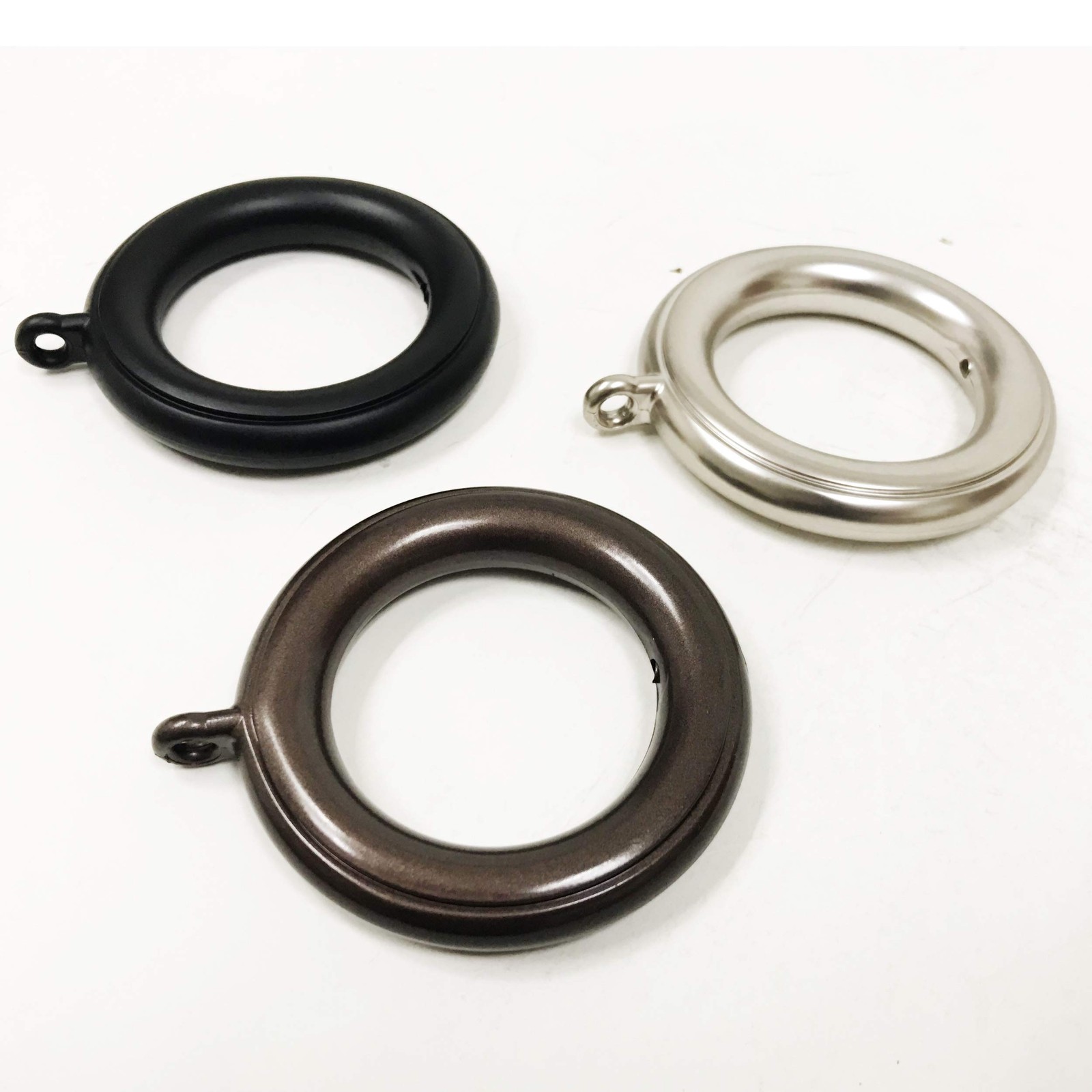 Decorative 1.75 inch Eyelet Rings – Satin Nickel