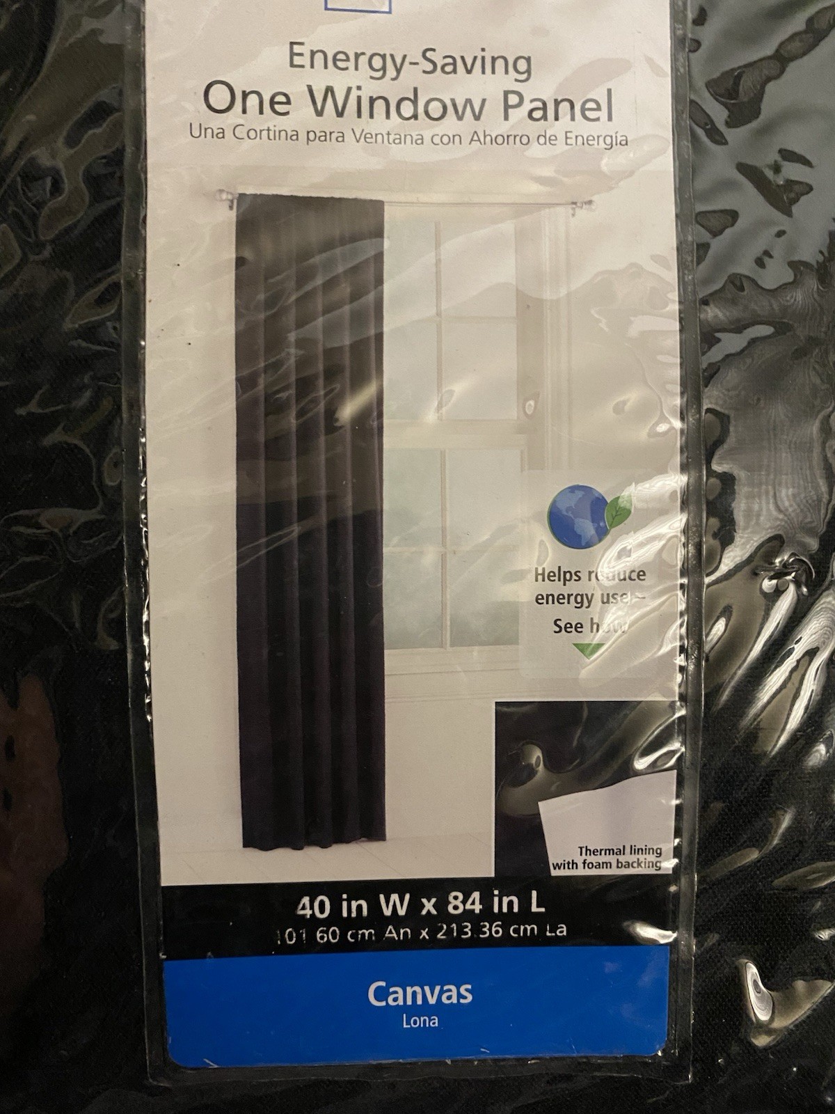 MAINSTAYS Energy Saving One Window Panel 84”L X 40”W NWT