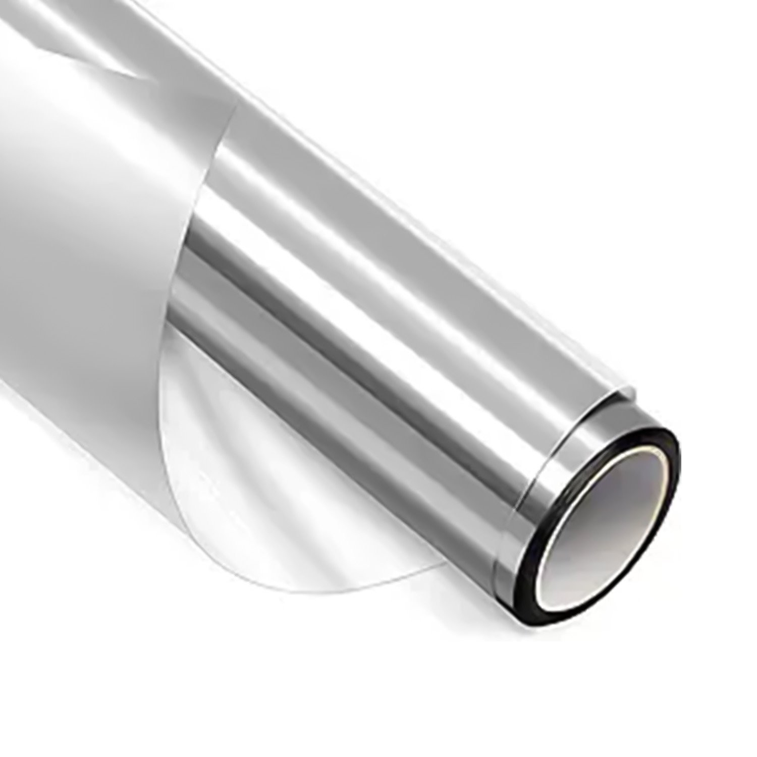 Silver Window Film 15% VLT Mirror Tint For Home Mirror Vinyl Roll Heat Control