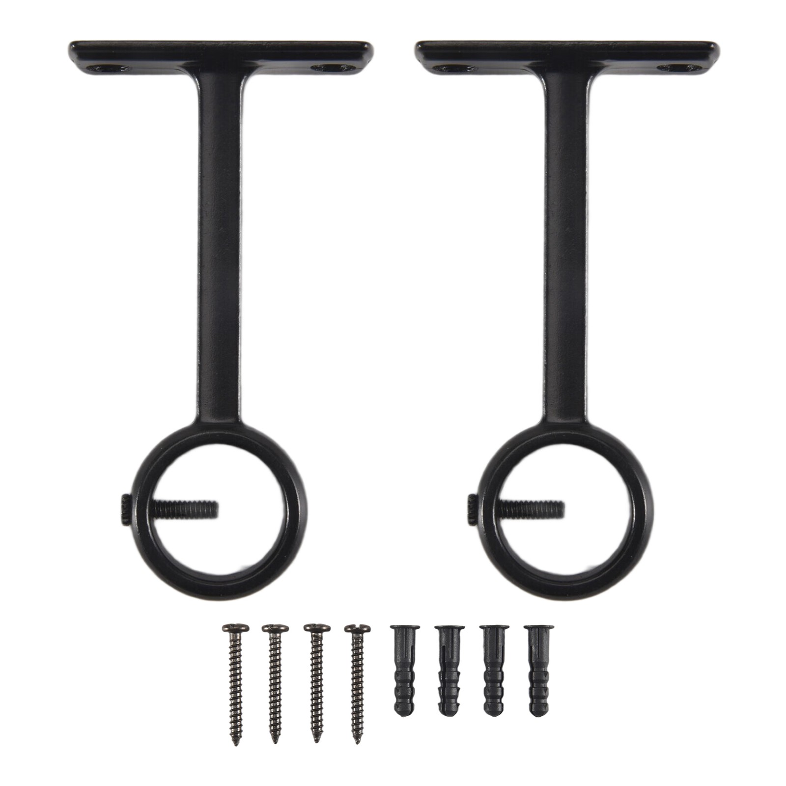 Ceiling Mounted Curtain Rod Brackets, Heavy Duty Ceiling Bracket for 1 Inch4923