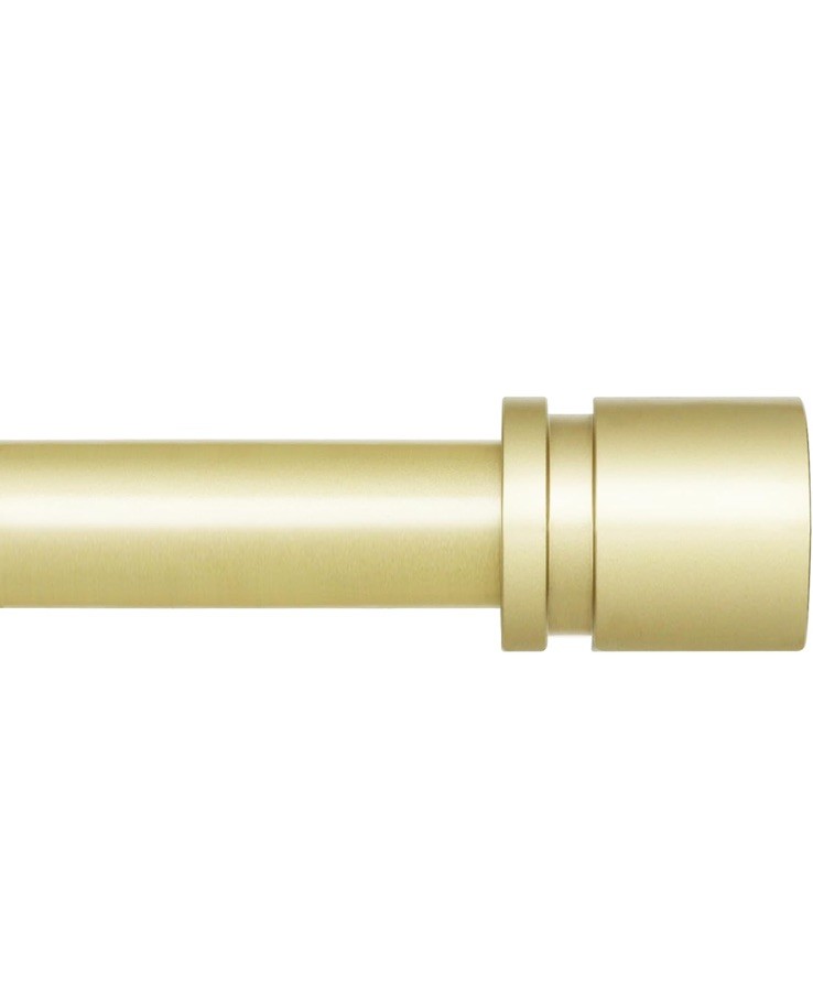 Byondeth Curtain Rods for Windows 16 to 240” Inches Warm Gold