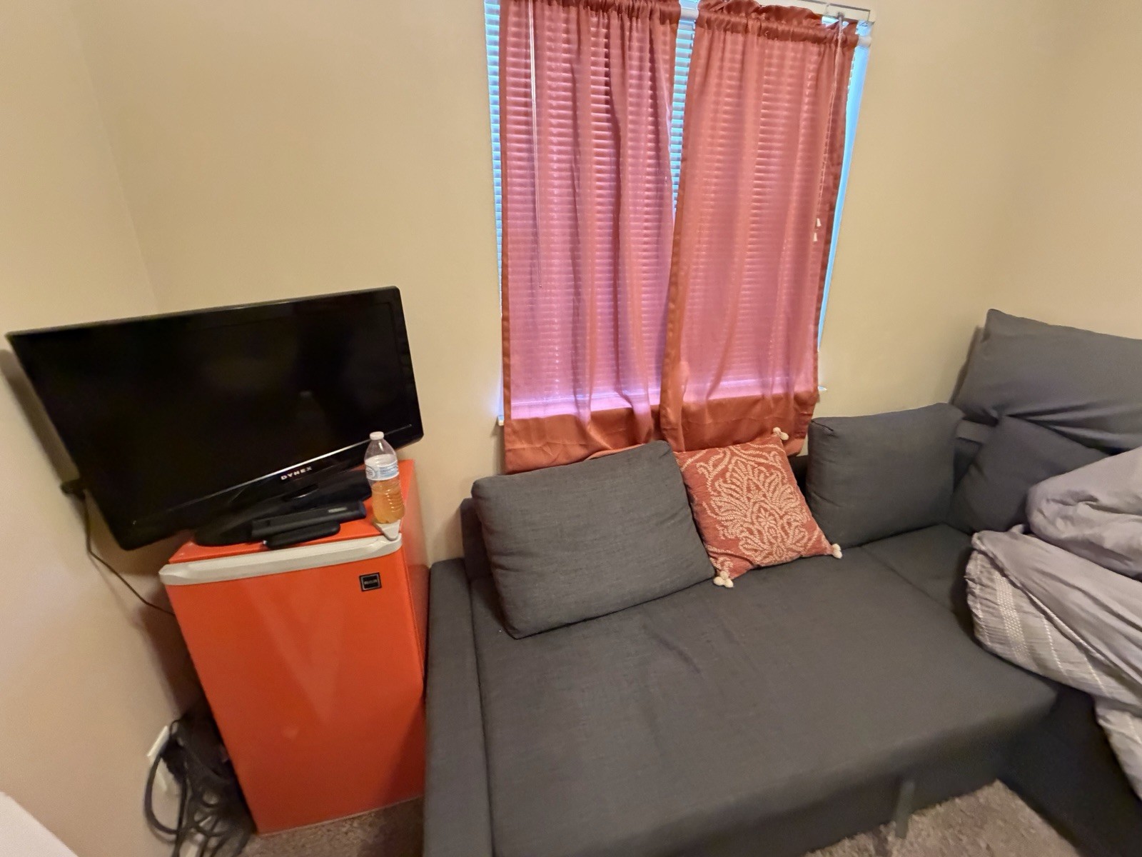 Orange Solid/Plain Curtain Panel Drapes – Adult Window Panels
