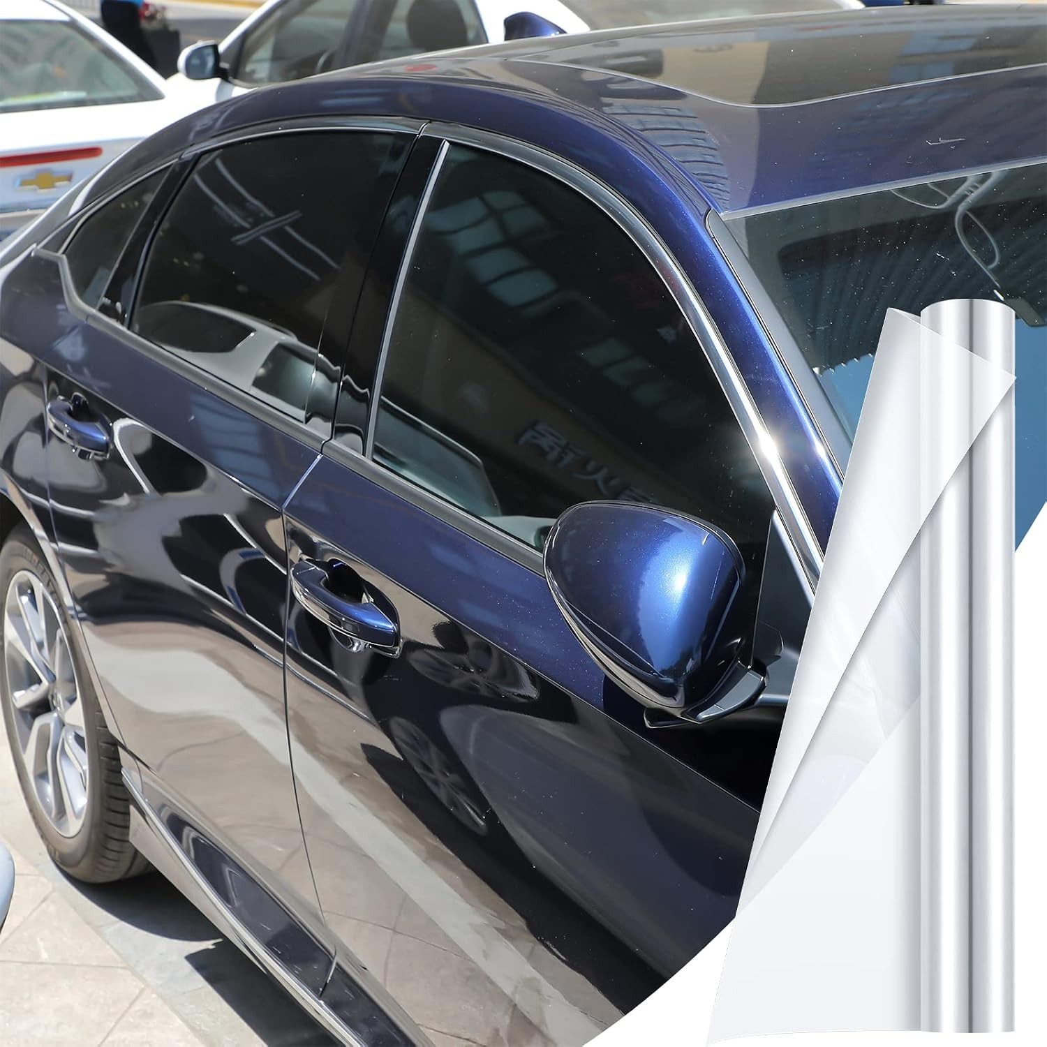 Car Surface Protection Vinyl Film – 12″X120″ Scratch Resistant Clear Wrap