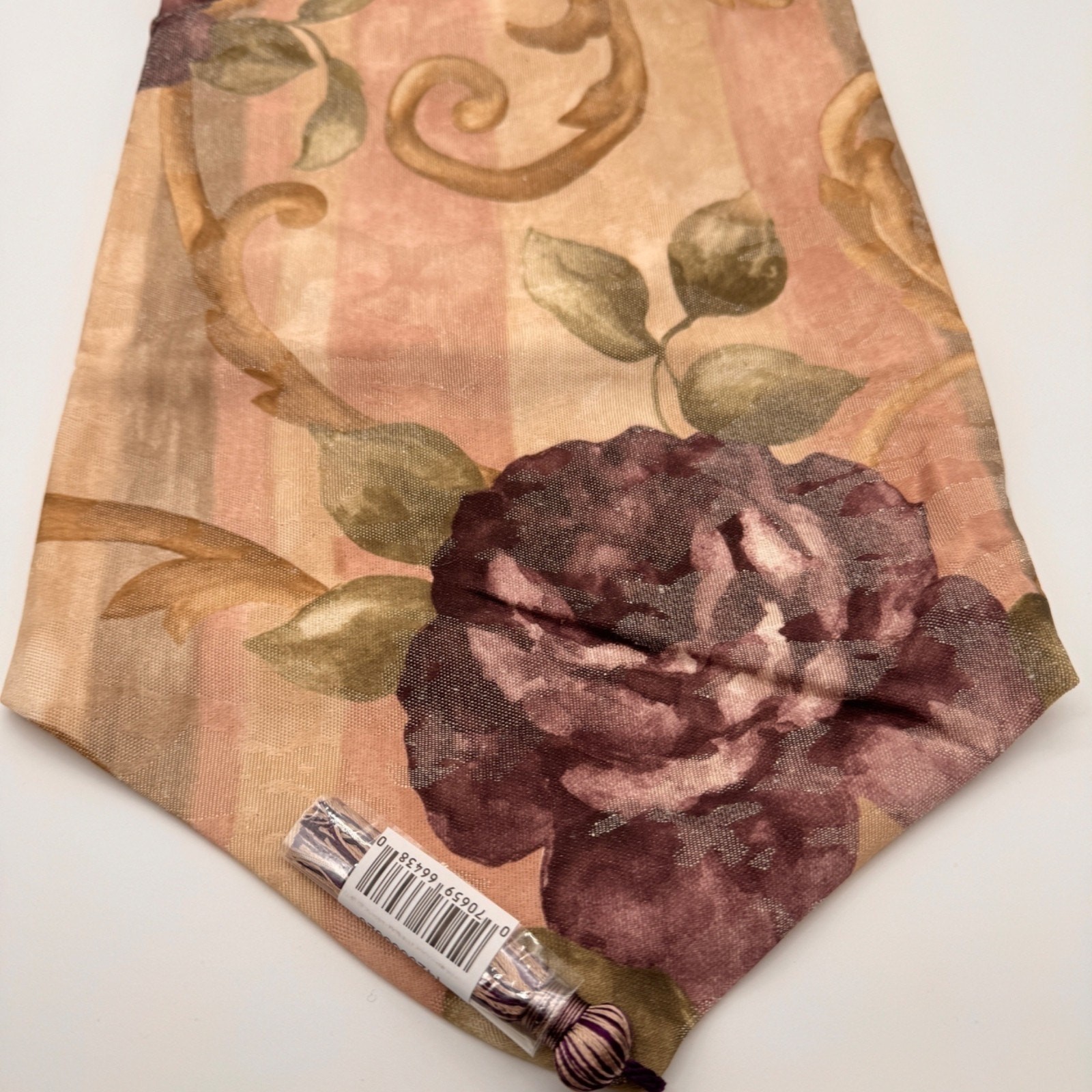 Lot of 7 Croscill Classics Valance Cassis Ascot Amethyst 9407 Tassel 40×25