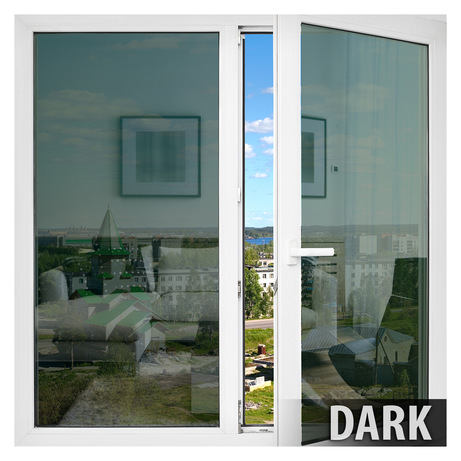 BDF PRGN Window Film Premium Color High Heat Control and Daytime Privacy Green