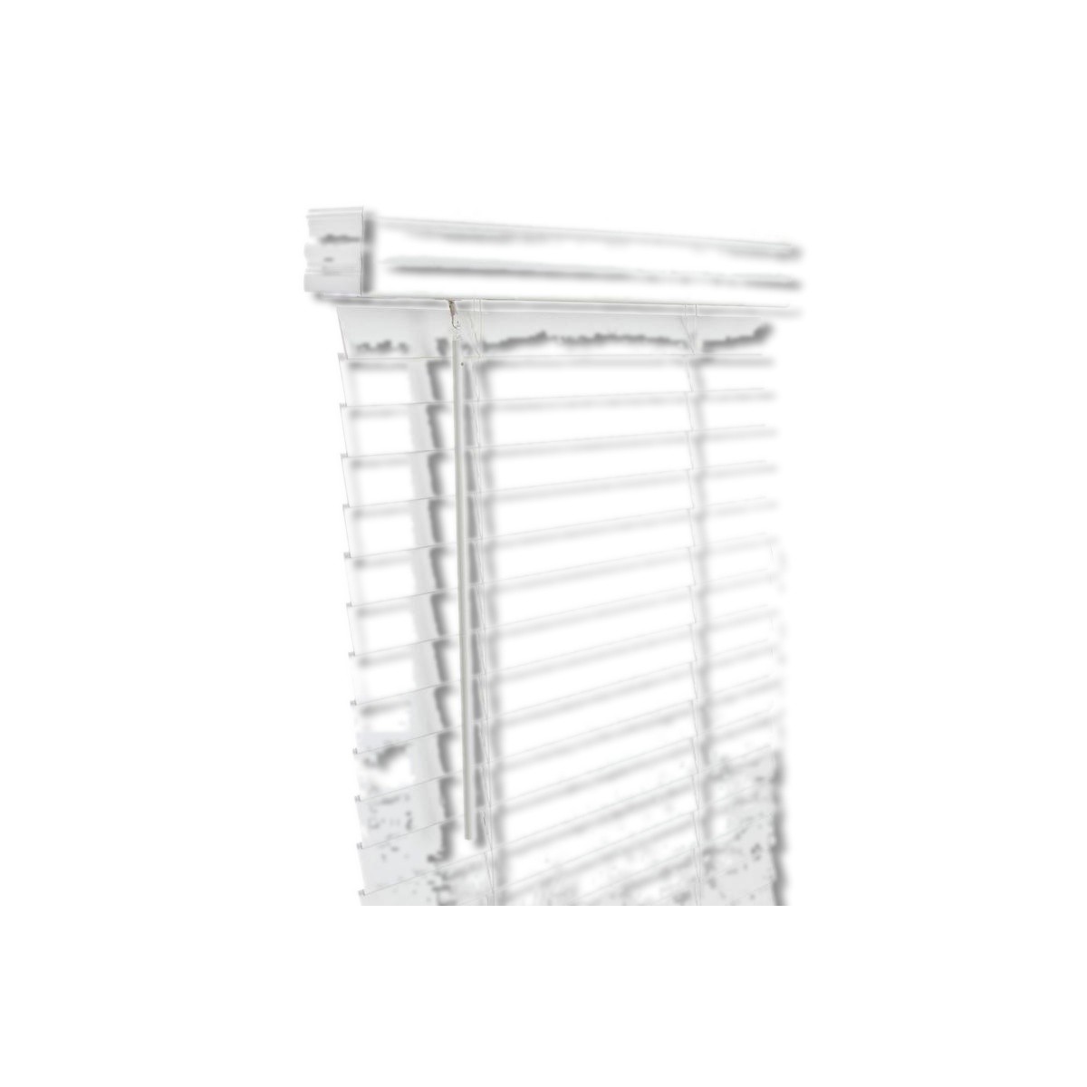 Living Accents Faux Wood 2 in Blinds 29 in X 60 in White Cordless FAX2960WH