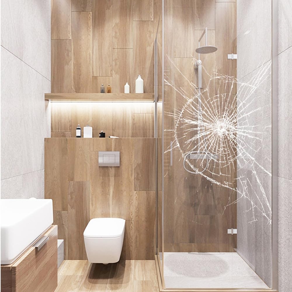 2mil Clear Window Film Shatterproof Protective Films for Glass Windows