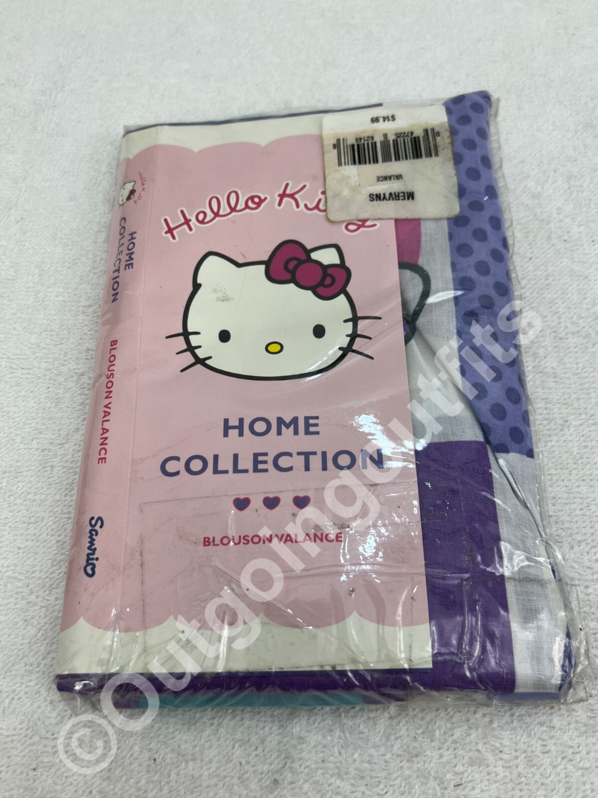 NEW Hello Kitty Home Collection Blouson Valance 80 x 13 in (203 x 33 cm) No-Iron