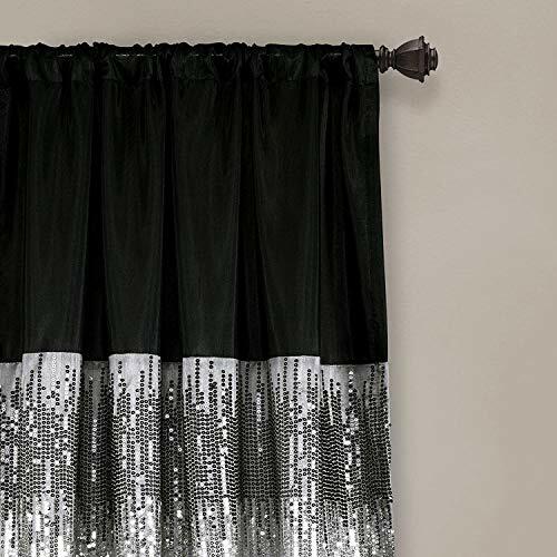 Lush Dcor Night Sky Panel For Living Bedroom Dining Room single Curtain 84X 42