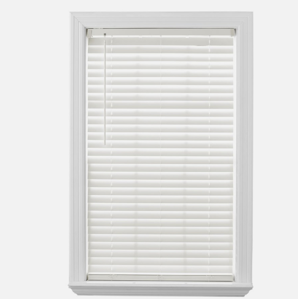 2-inch Cordless Faux Wood Horizontal Blinds Window CUSTOM CUTTING