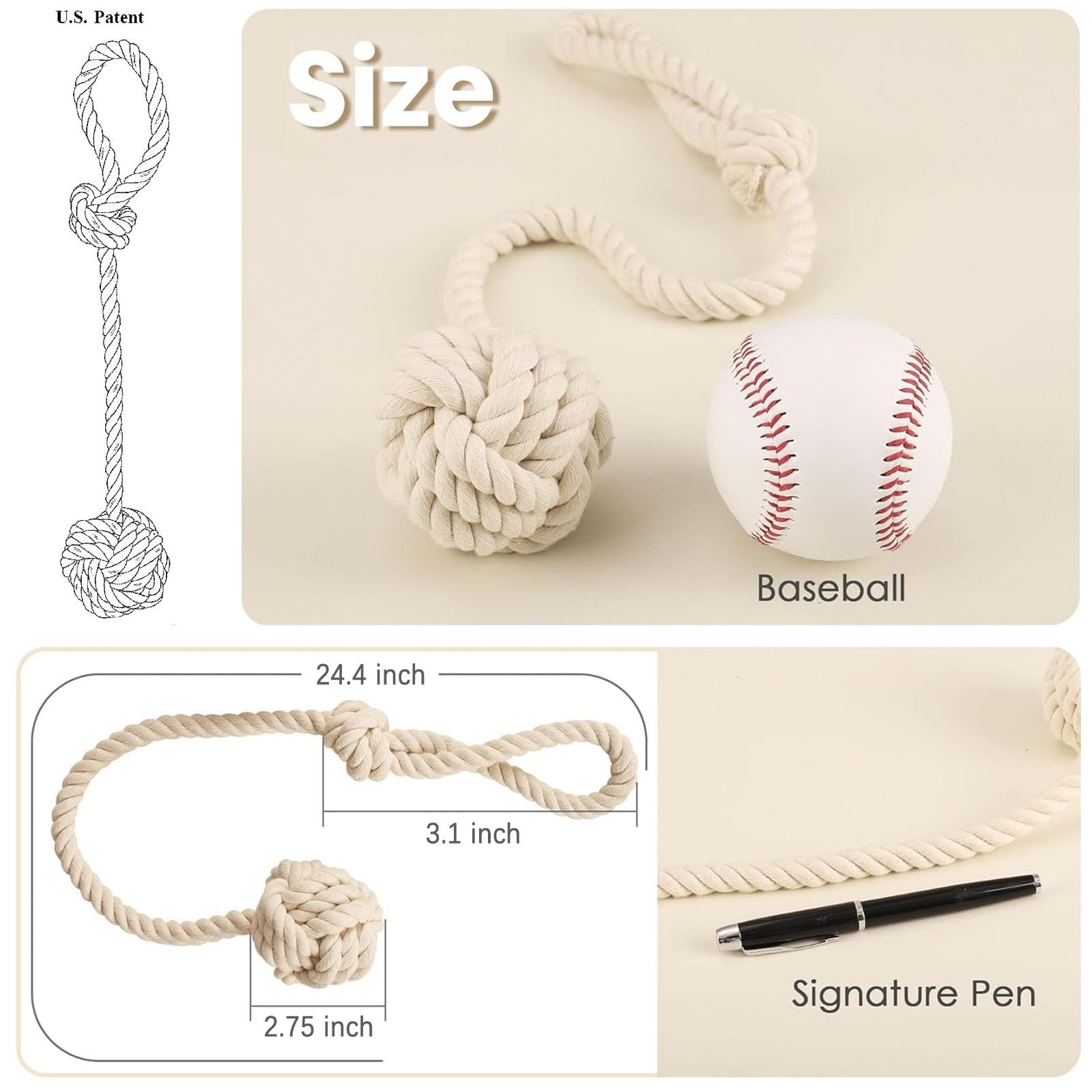4 Pack Curtain Tiebacks Heavy Duty Curtain Rope Tieback, Handmade Rural Deco…