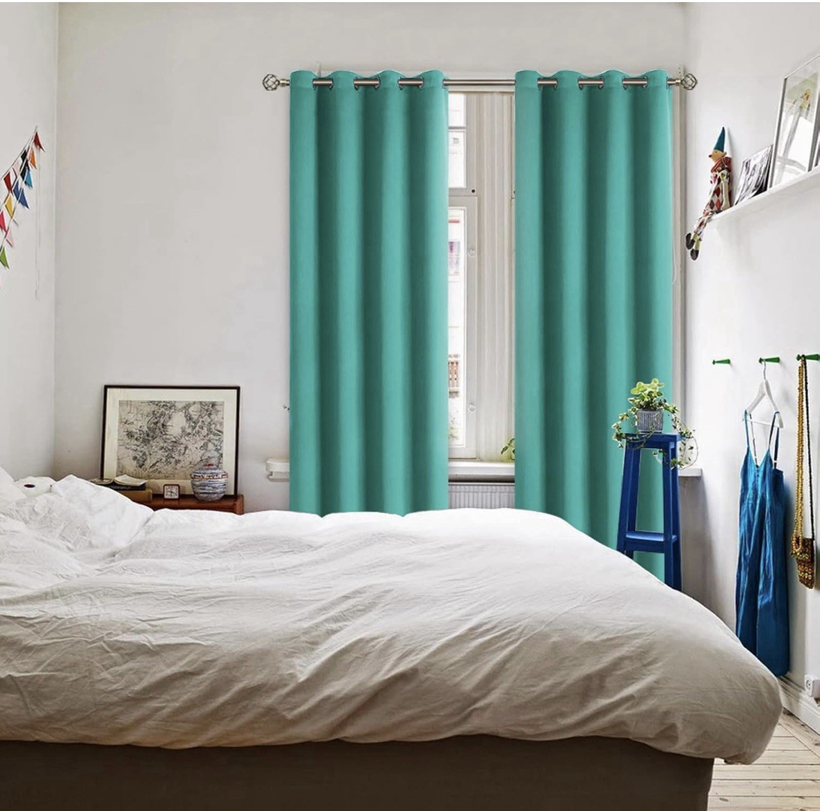 BGment Room Darkening Curtains 52″ x 120″ 2 Grommet Thermal Insulated Panels.