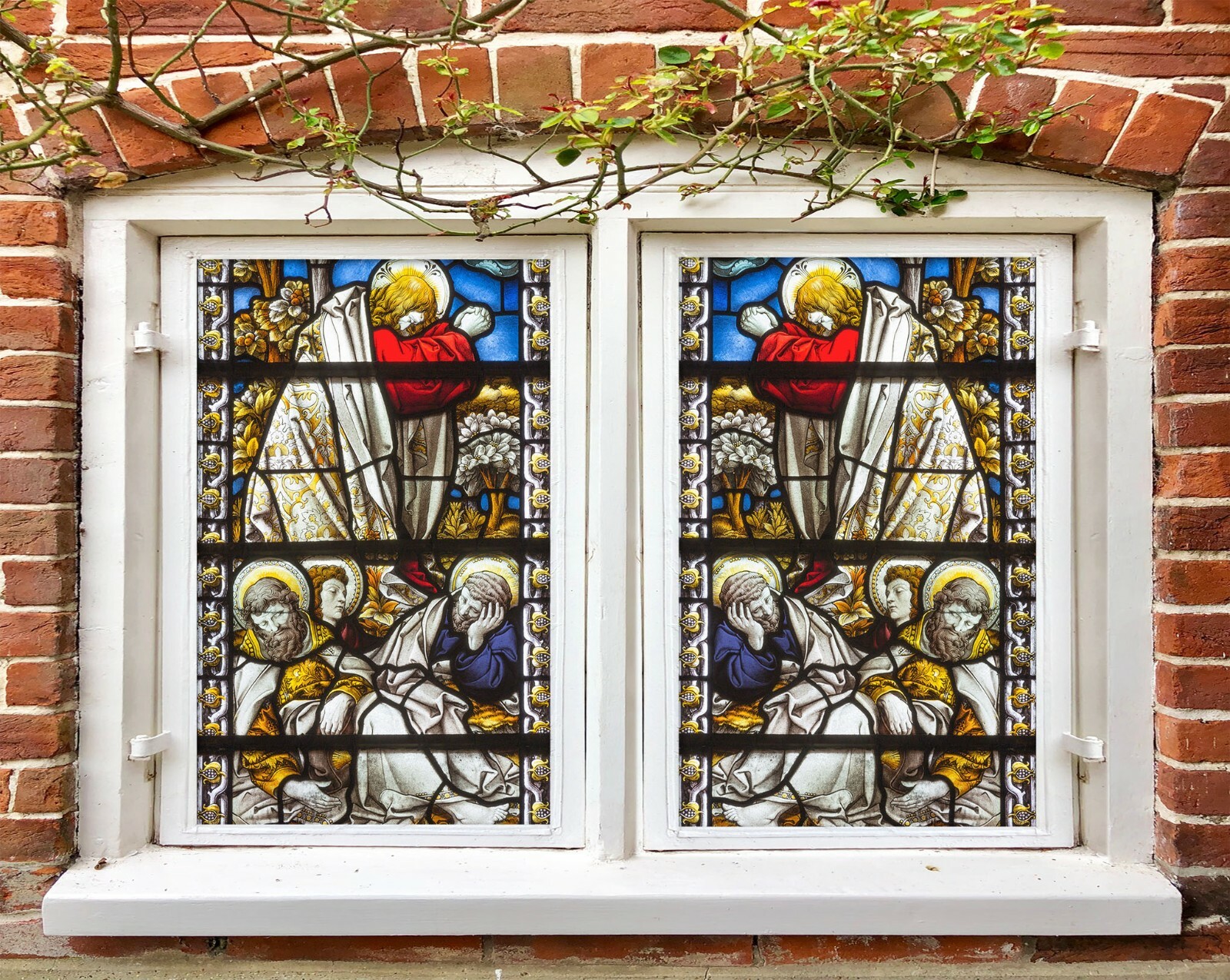 3D Believer Faith A271 Window Film Print Sticker Cling Stained Glass UV Zoe