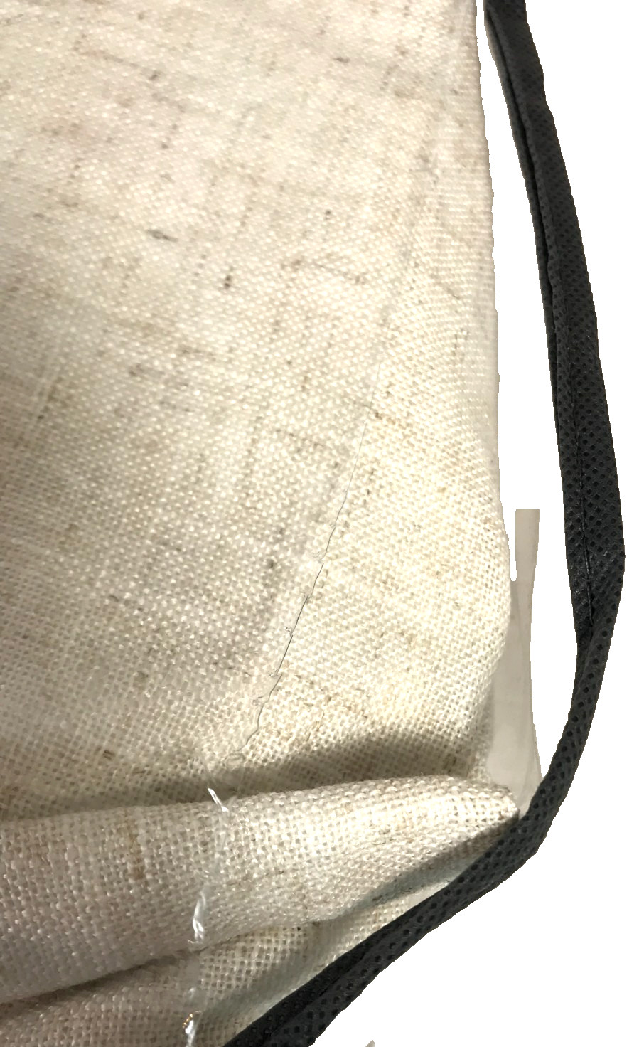 Capaloca Pinch Pleated Curtains 40″ x 102″ Natural Linen Look with Hooks 2 Pack