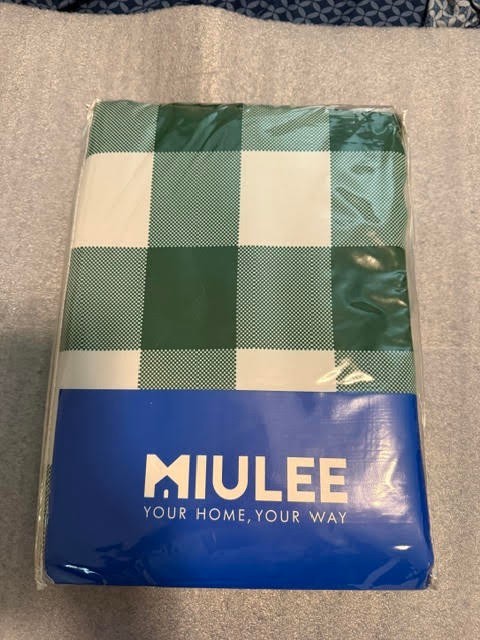 MIULEE Buffalo Plaid Curtains for Farmhouse Bedroom, Blackout Window Drapes