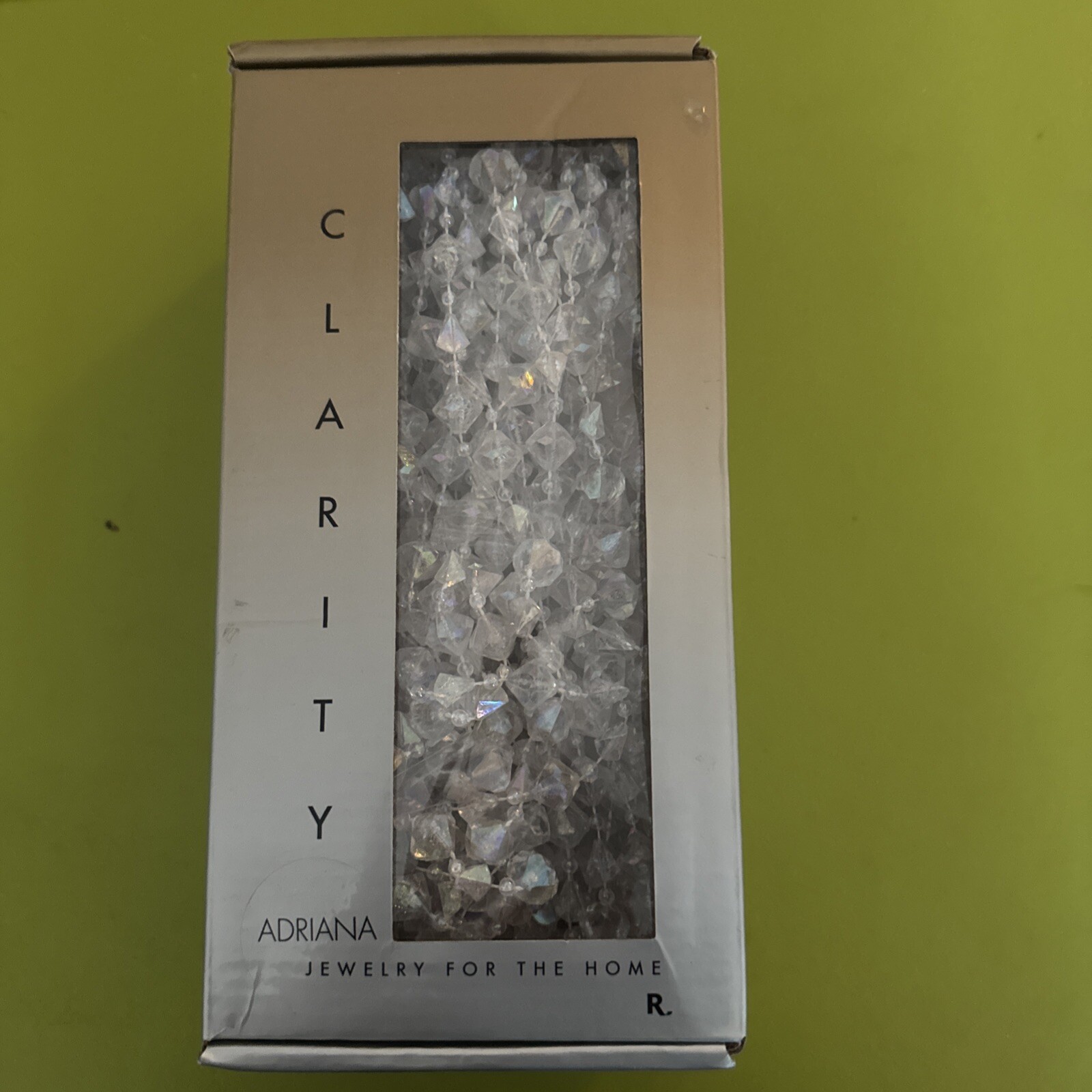 Clarity Adriana Jewelry For The Home clear One Rod Pocket 40 In X 84 In Girls