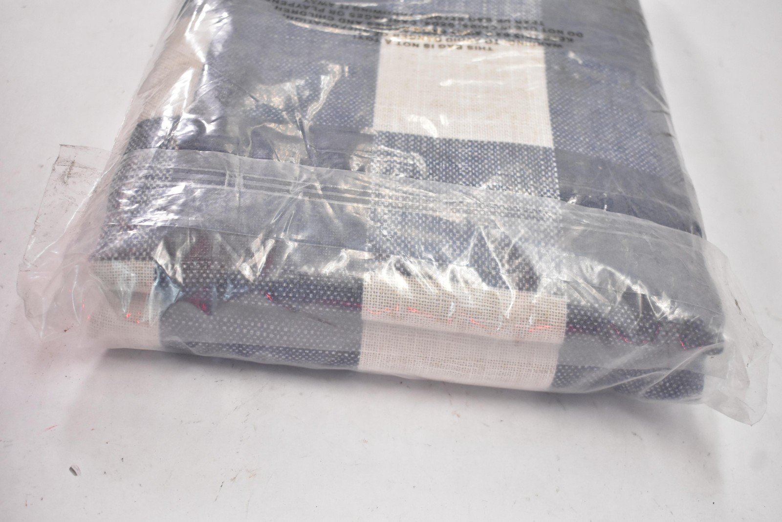 Grainger Curtain Panel Indigo Blue White Buffalo Plaid 52×95 Window Decor Modern