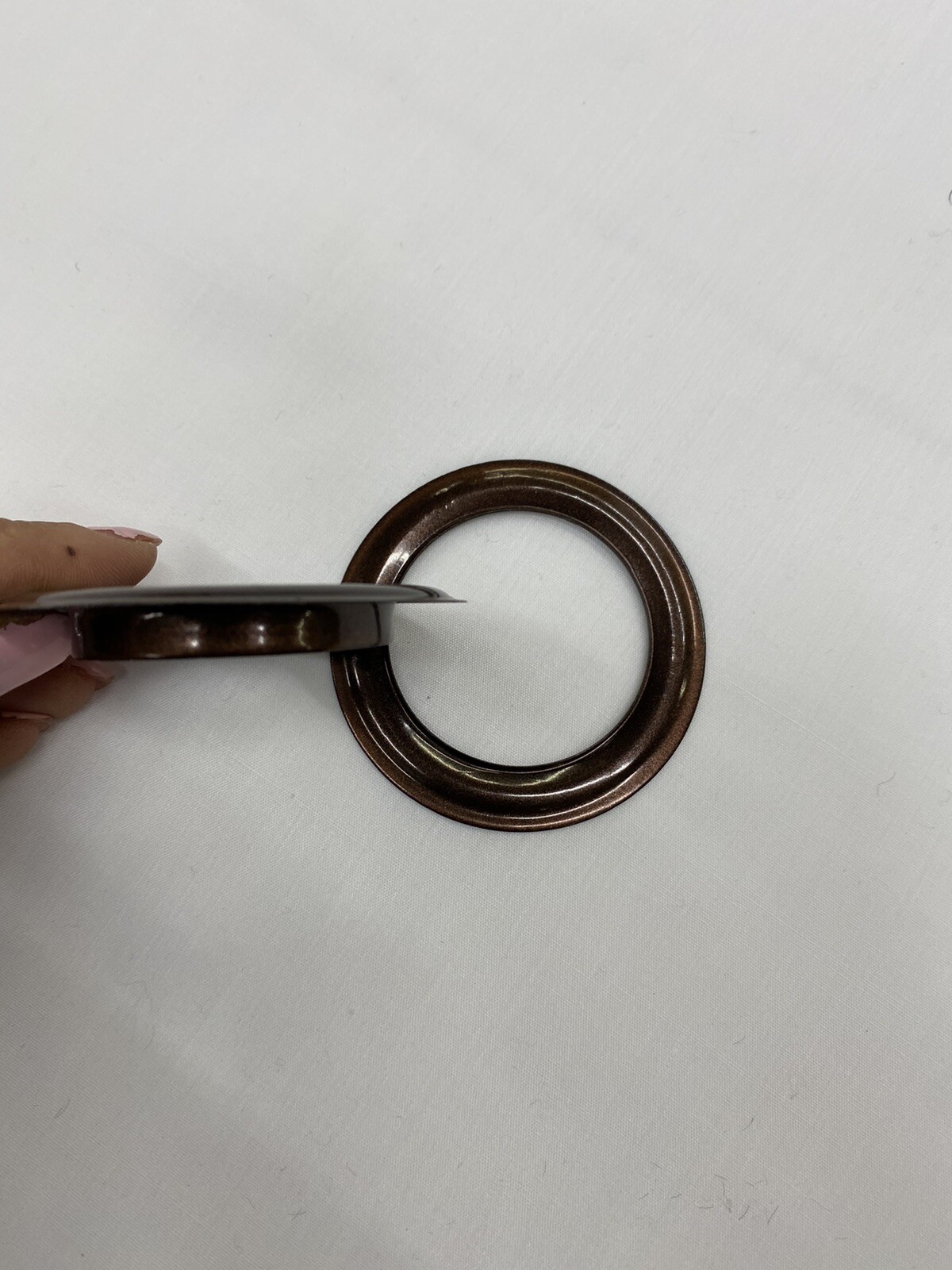 20 Sets – Curtain Grommets 1.75” Drapery Eyelet Rings for Window – Brown