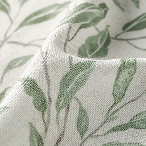 Tie Up Window Shade Rod Pocket Panel, Lovely 42″W x 63″L (Pack of 1) Green