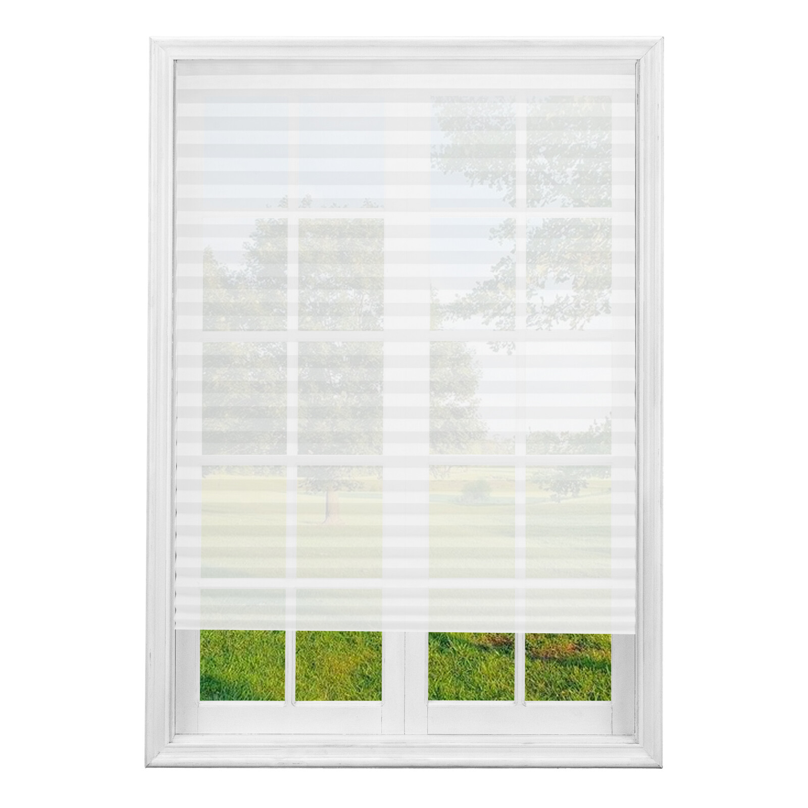 Window Shades Blinds Cordless Self Adhesive Temporary Pleated Paper Blinds Doors
