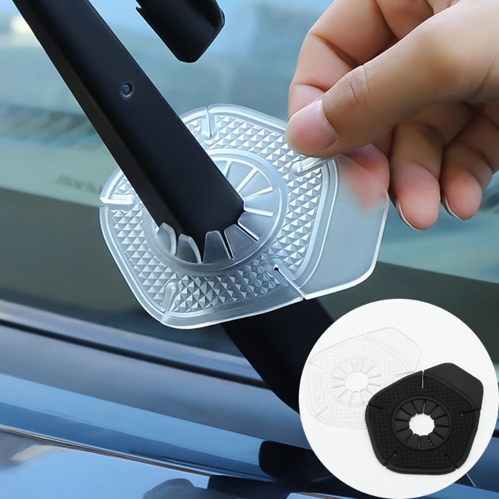 2 Pack Windshield Wiper Cover – Silicone Bottom Hole Protector (Prevents Debris)