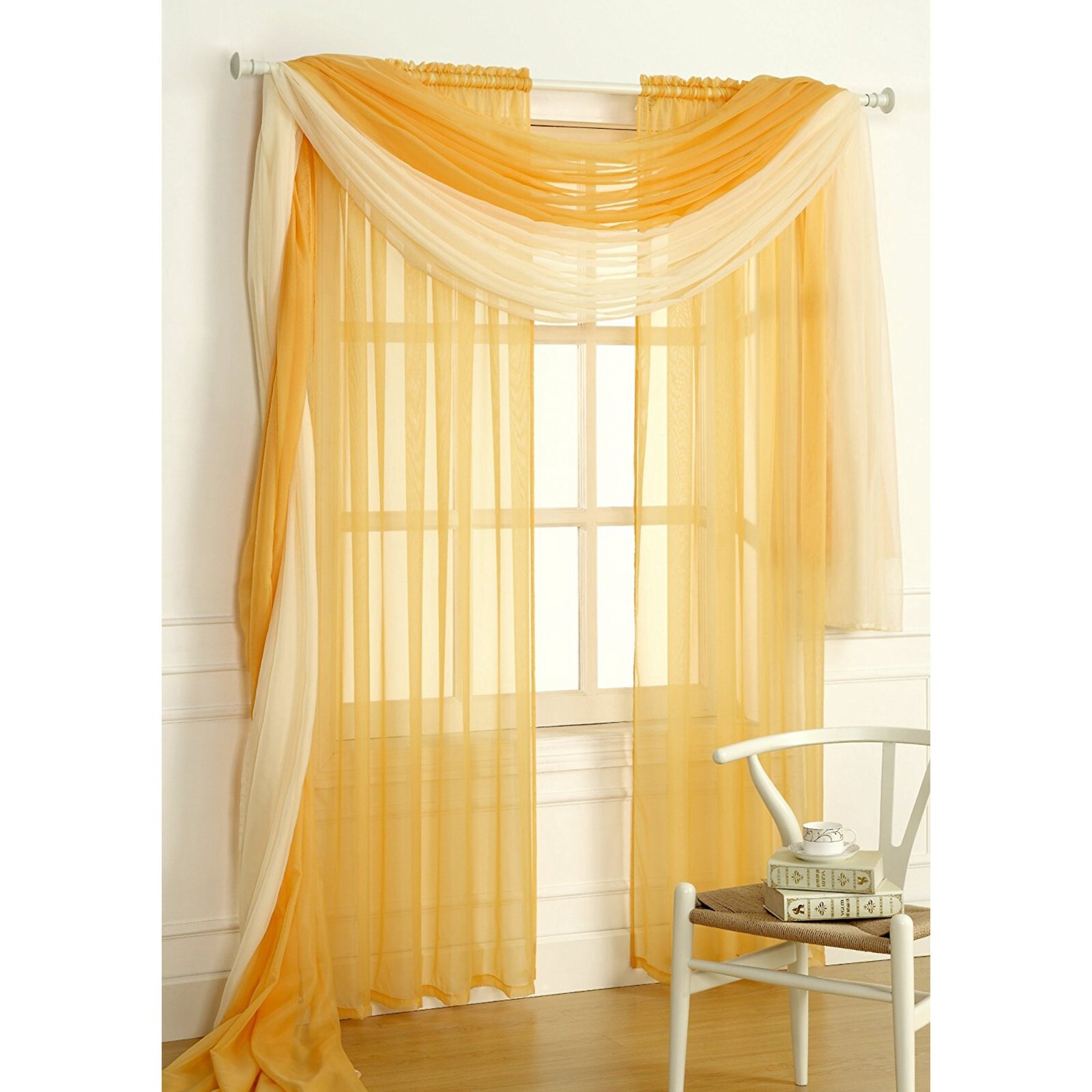 Versatile 100% Polyester Scarf & Panel Set, Various Sizes and Colors – Sold Indi