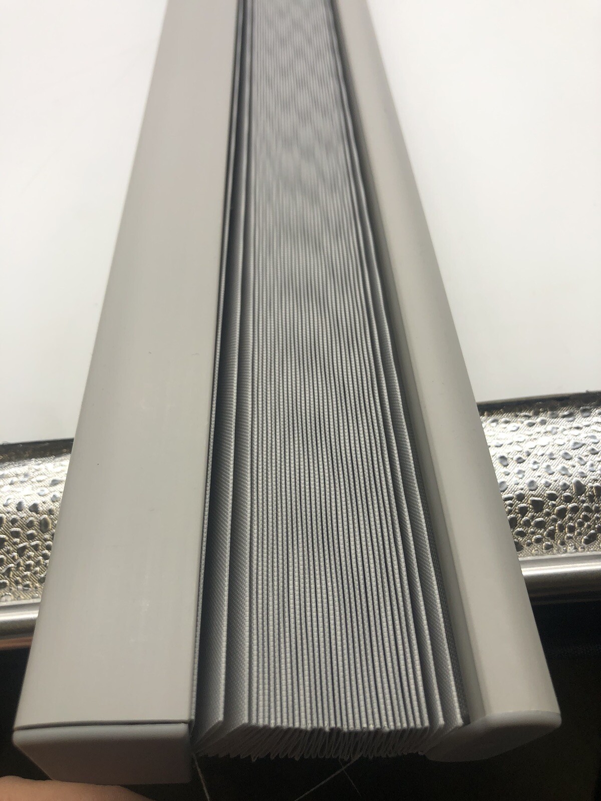 36-In x 48-In Gray Light Filtering Cordless Pleated Cellular shade. Shade Only