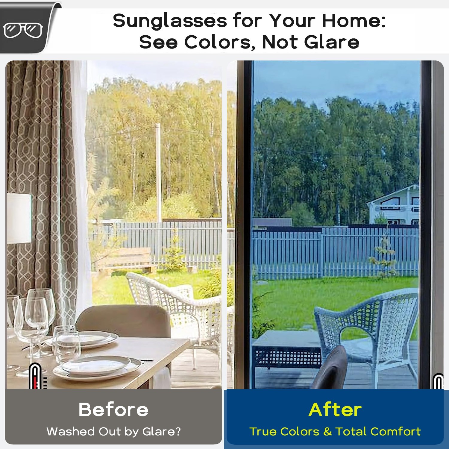 Window Tint One Way Mirror Film UV Heat Reflective Home Office Heat Insulation