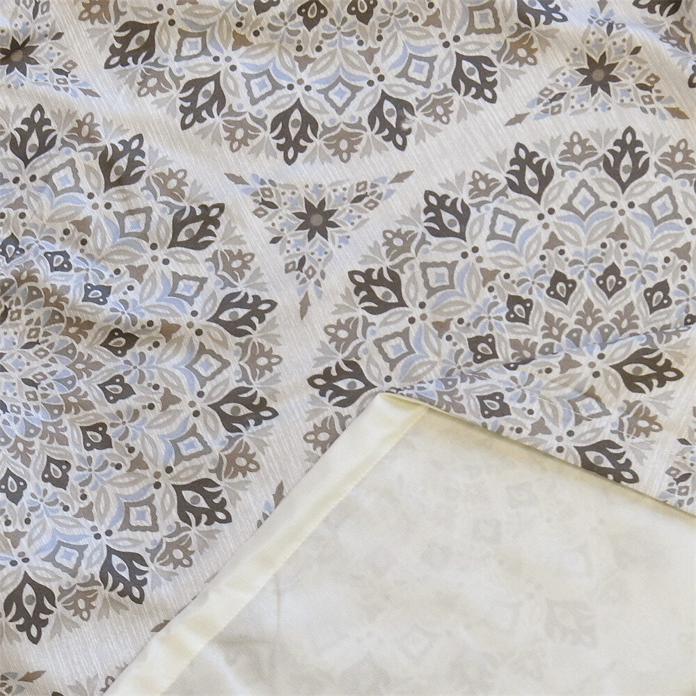 Tribal Medallion Medallion Print Room Darkening Rod Pocket Curtain Panel Pair