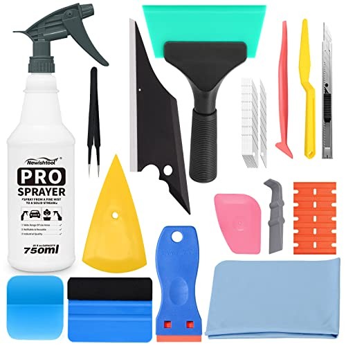 Window Tint Application Kit Car Tint Installation Tools with Spray Bottle PPF