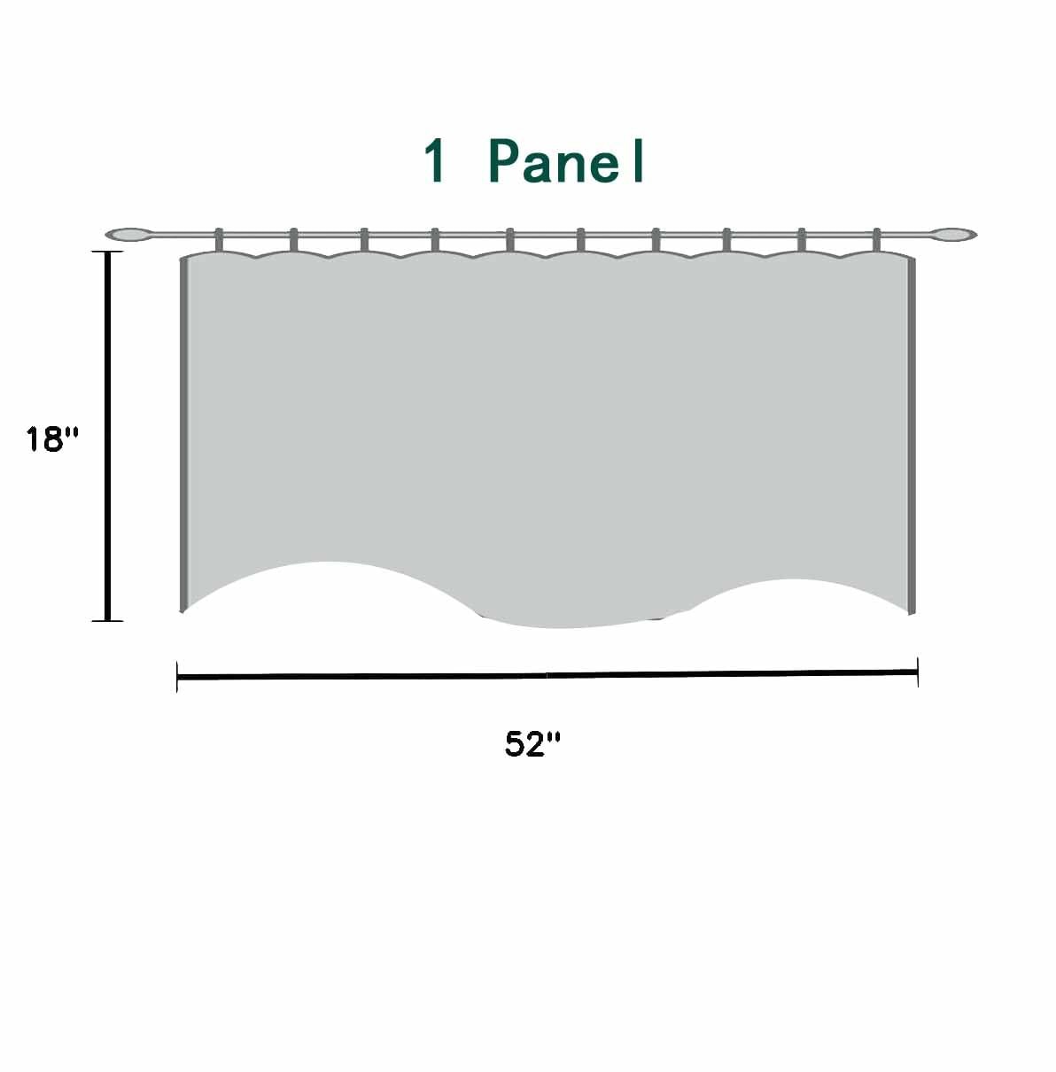 Pure White Valances for Windows 2 Pack Clearance Valance Curtains for Living …