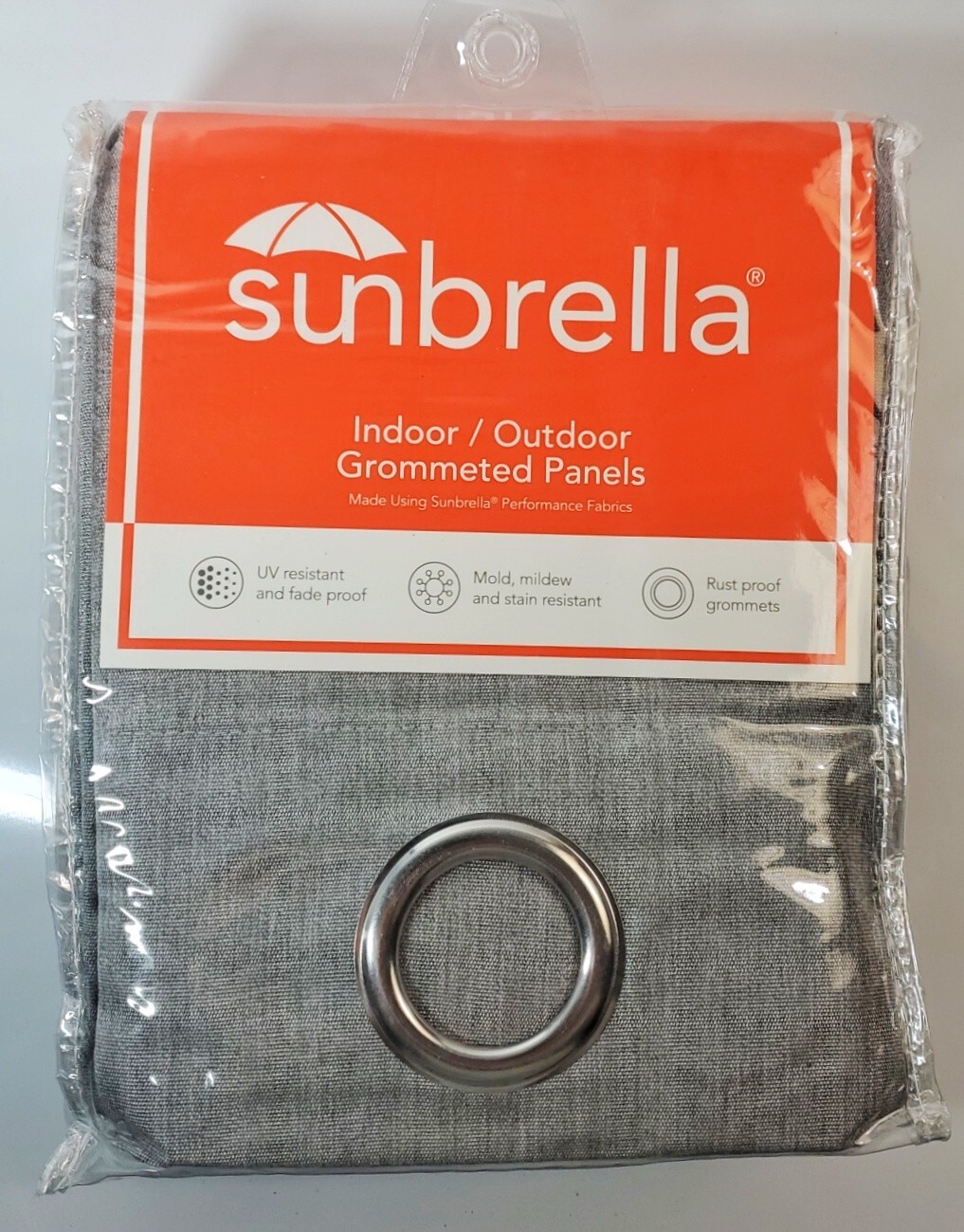 Sunbrella Canvas Solid Grommeted Indoor/Outdoor Panel 52″ x 96″