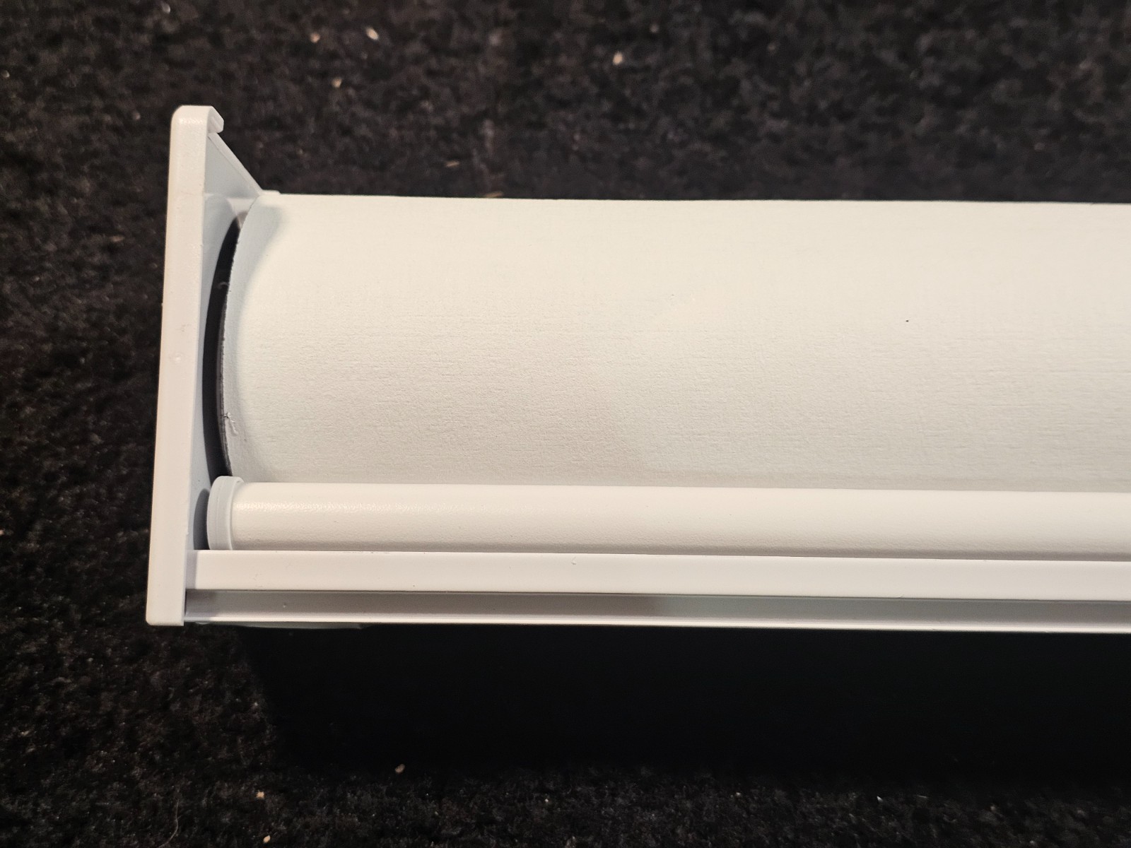 Window Roller Shade, White 30 5/8 x 70 1/2″ For Media Room C25075567-26-1