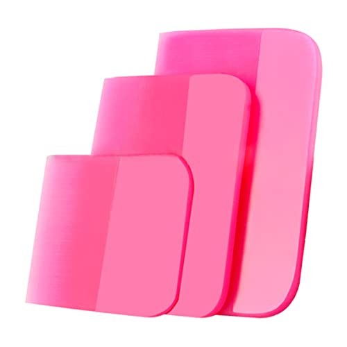 zipelo 3PCS Car TPU Rubber Squeegee, Car Vinyl Wrap Tool Kit, Auto Vinyl Wraps