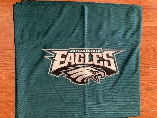 Philadelphia Eagles Window Valance 88″ Long x 16.5″ Wide Made in USA- EUC