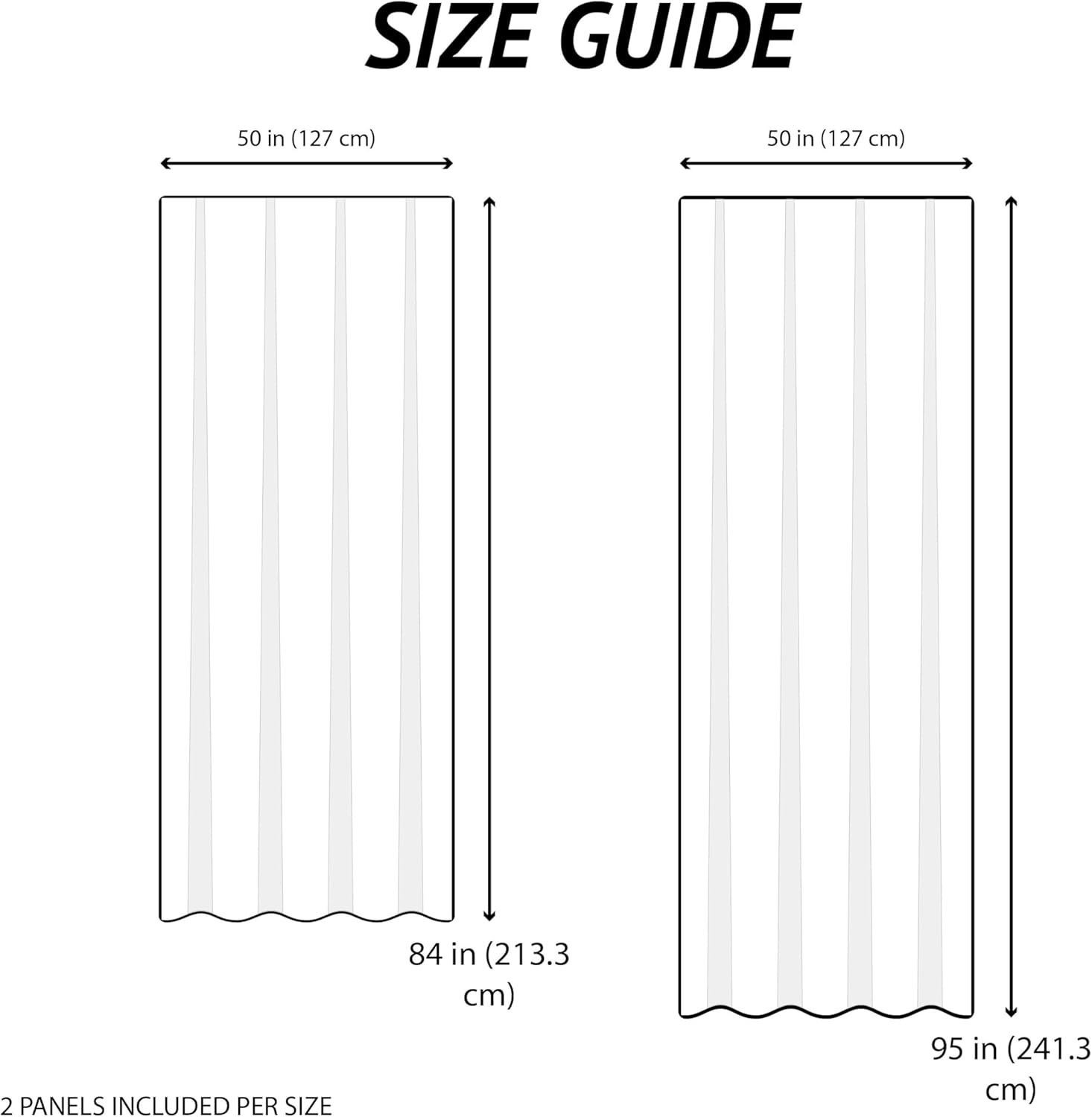 84″ Blackout Curtain Panels Pair Rod Pocket Back Tab White