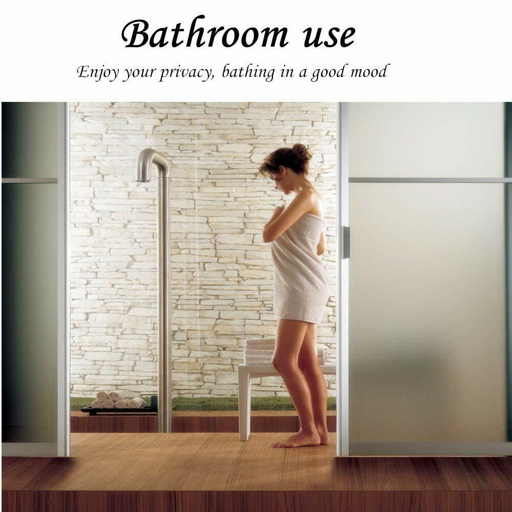 High Quality Waterproof Frosted Privacy Window Glass Cover Film Home Sticker USA