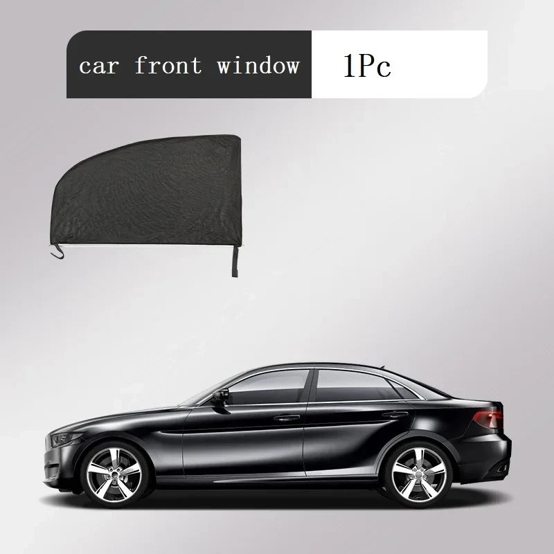 Car Window Mesh Sun Shade Screen Covers UV Protection Breathable Insect Shield