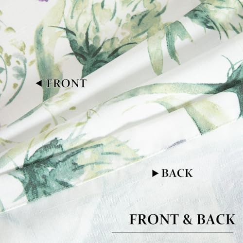 Country Valances for Bedroom Windows, Colorful 52″W x 12″L (Pack of 1) T15