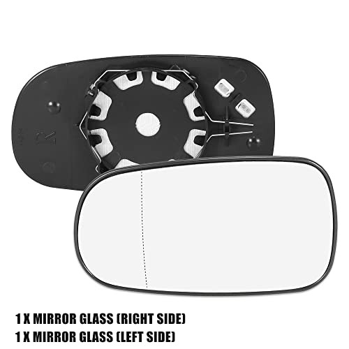 Car Rearview Left Right Side Heated Mirror Glass Double Curved with Backing