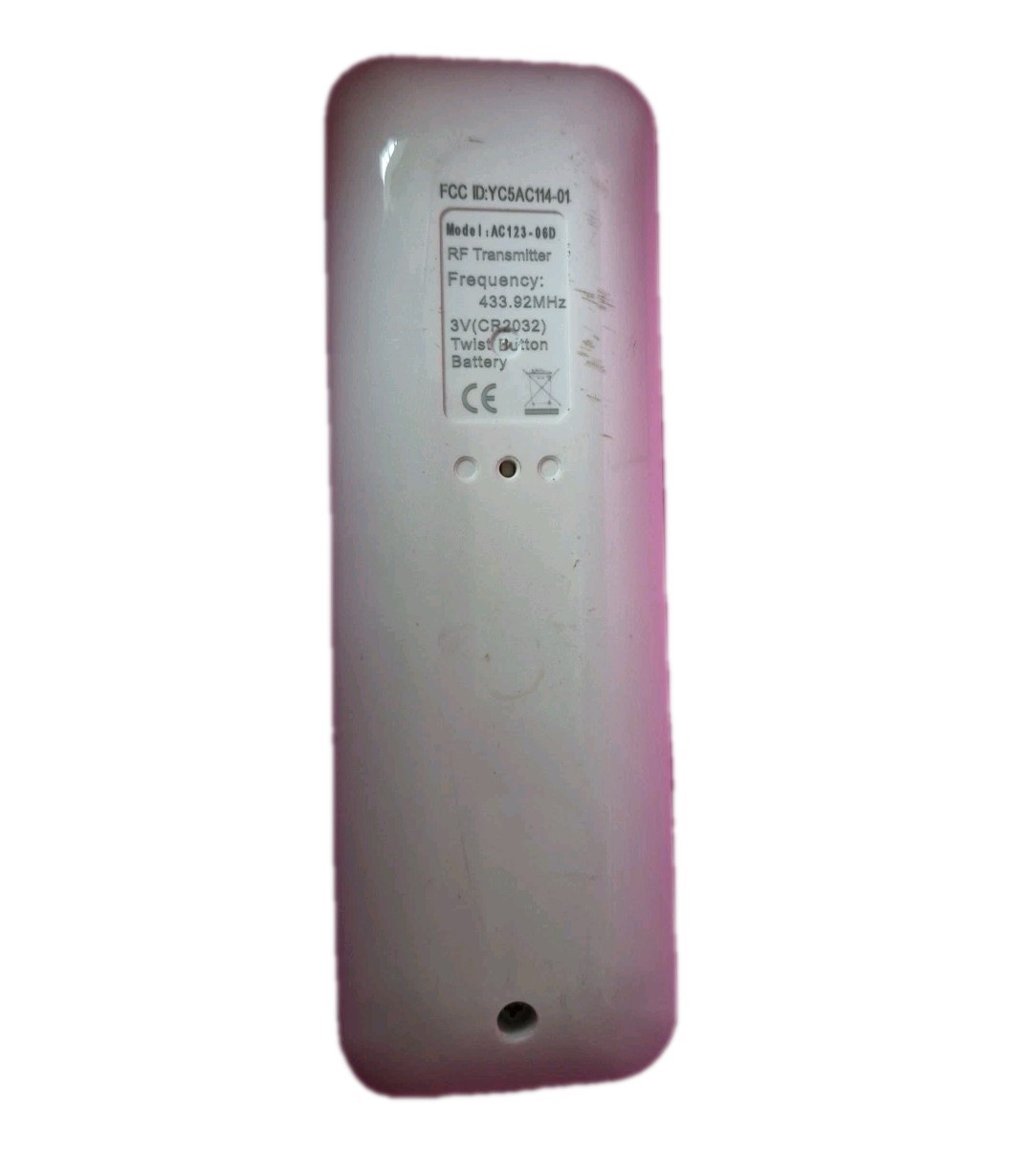 AC123-06D RF Transmitter, Blinds Remote Control Multi-Channel For AOK, Sortfle