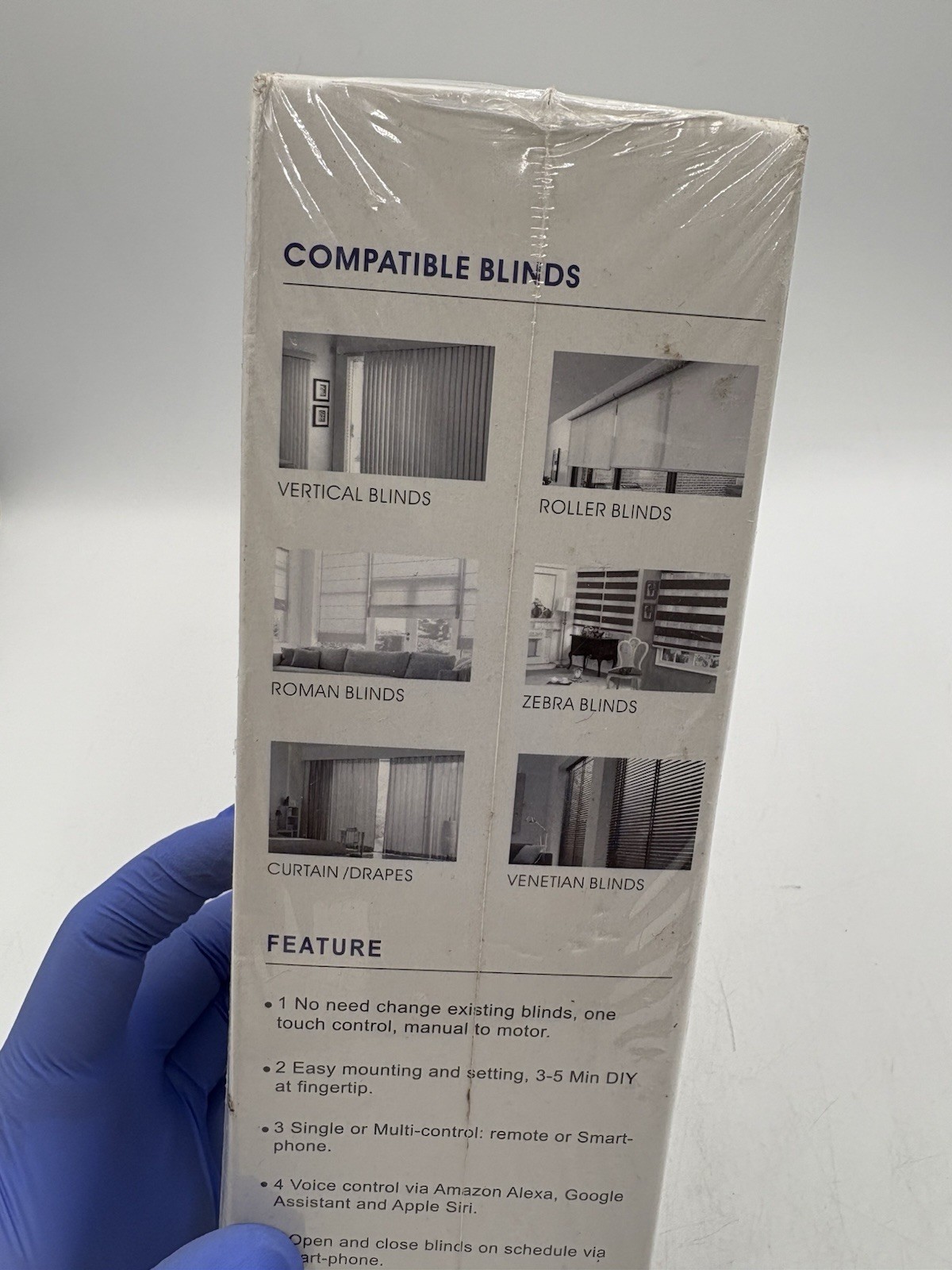 Blinds Motor One Touch Control Wifi Smart Shutter Curtain; Alexa Siri NEW SEALED