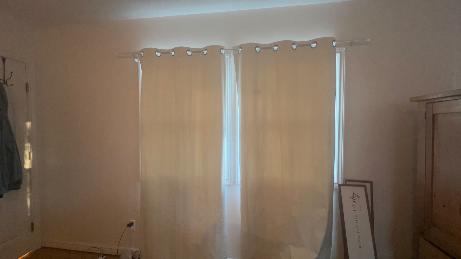 Beige Sunzero Blackout Curtains (39” x 84”) 4 Panels
