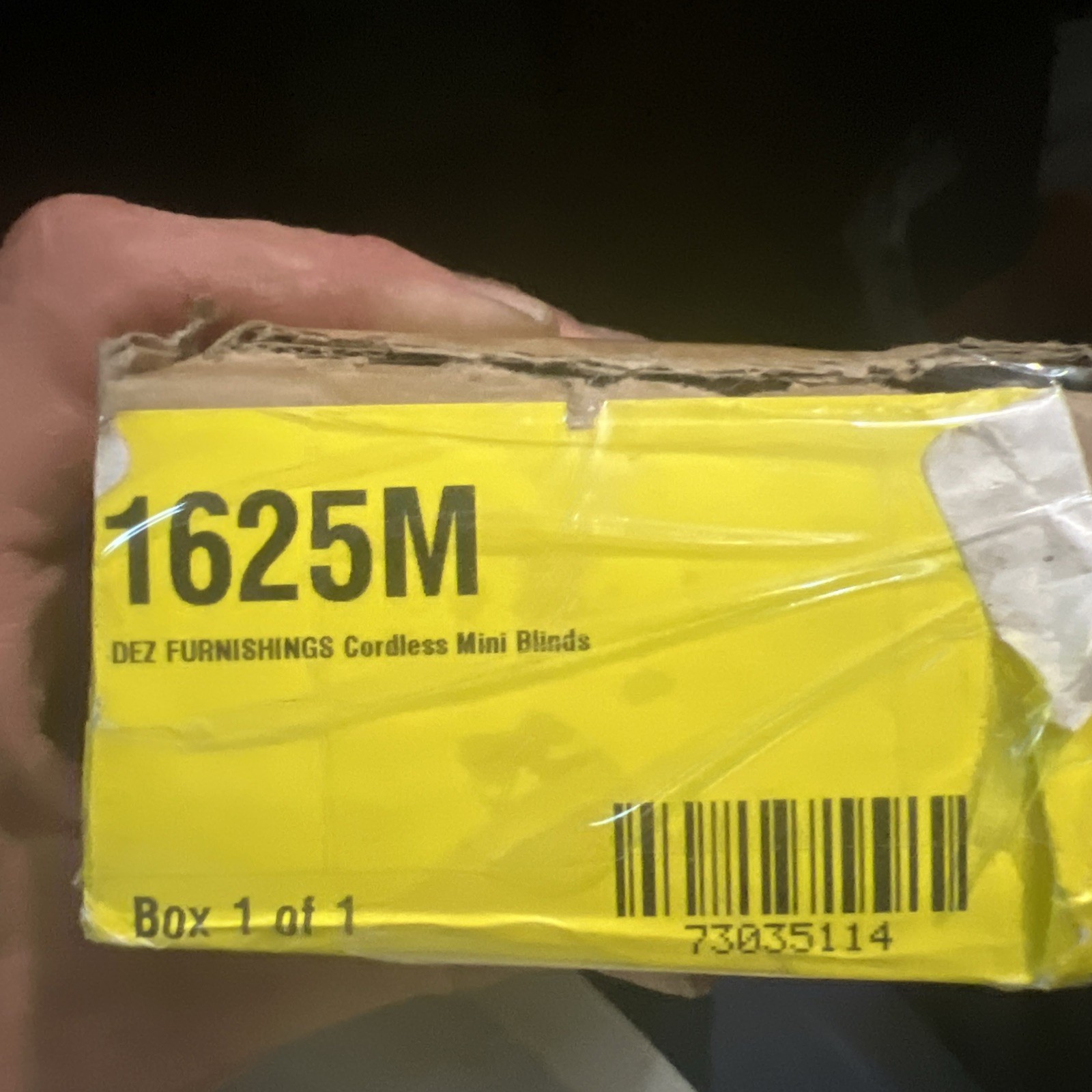 Cordless 1” Mini Blinds 23×48 White New in Box