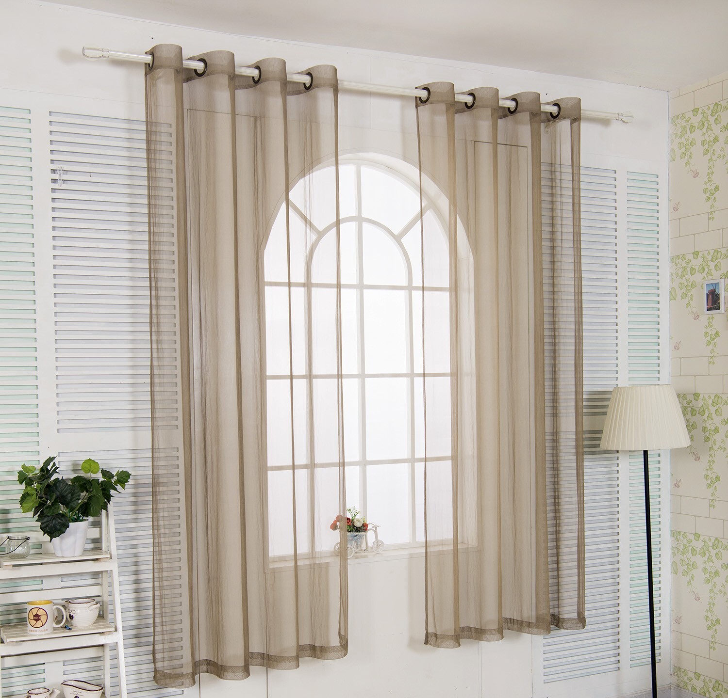 Faraday shielding light-transmitting curtain EMF & RF Protection 1 Panel