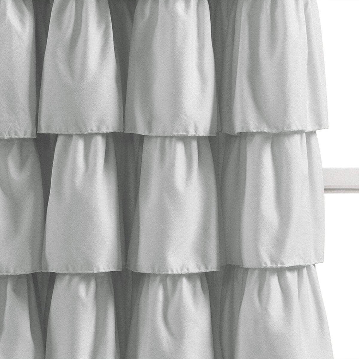 Ruffle Window Curtain (Single Panel)