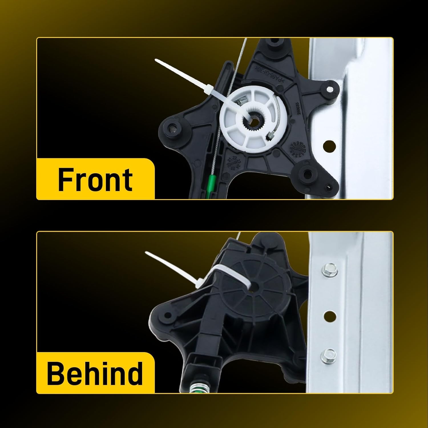 Front Driver Side Window Regulator For 2008-16 Chrysler Town&Country w/o Motor