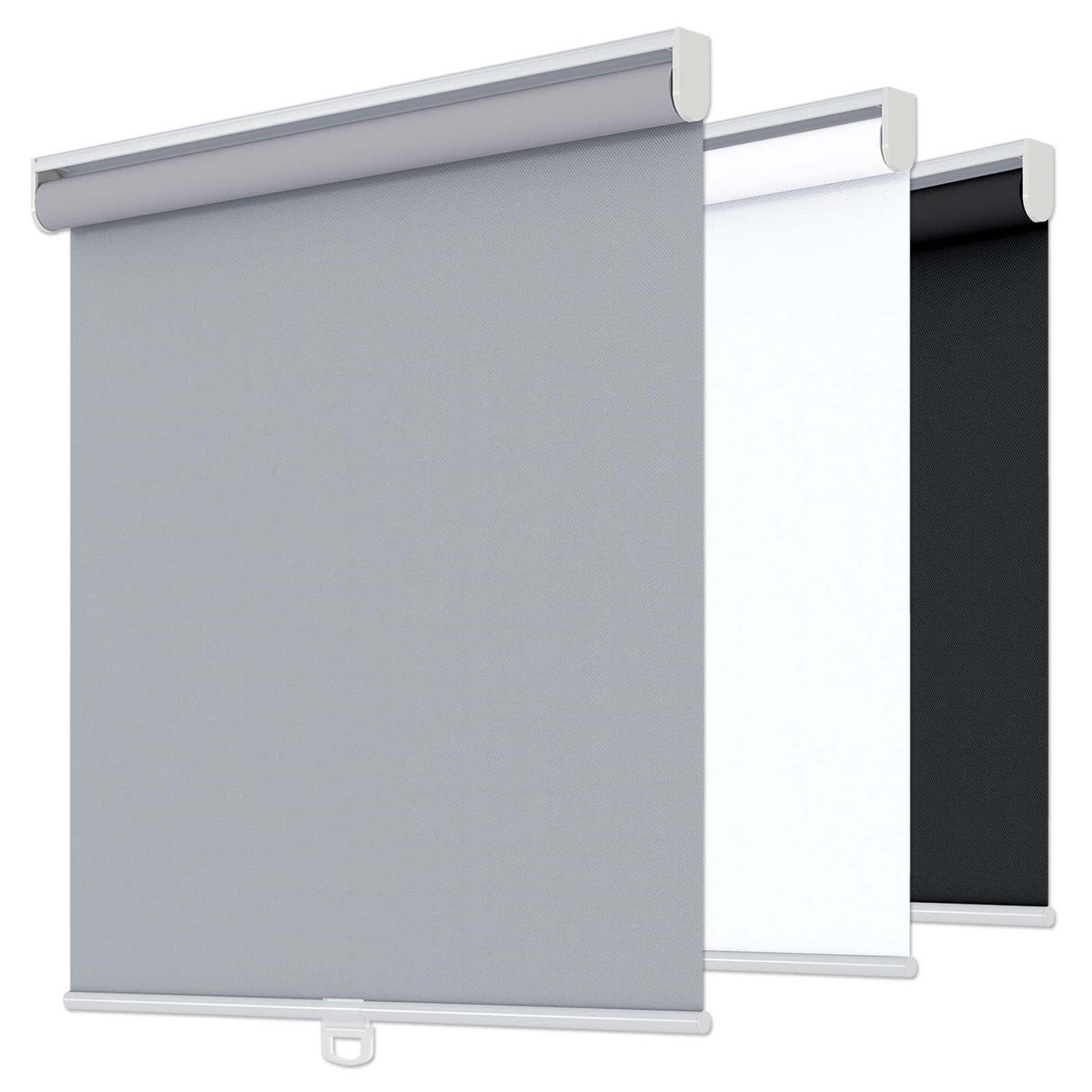 Cordless Roller Shades – Blackout Blinds with UV Protection, Room Darkening f…