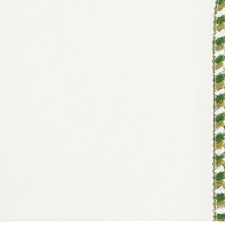 Ballard Designs Tassel Trim Sunbrella® Outdoor Drapery Panel – Canvas White w…