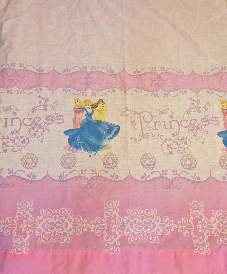 Set Of 4 Disney Princess Curtain Panels Pink Curtains 60 Inches Cinderella Belle